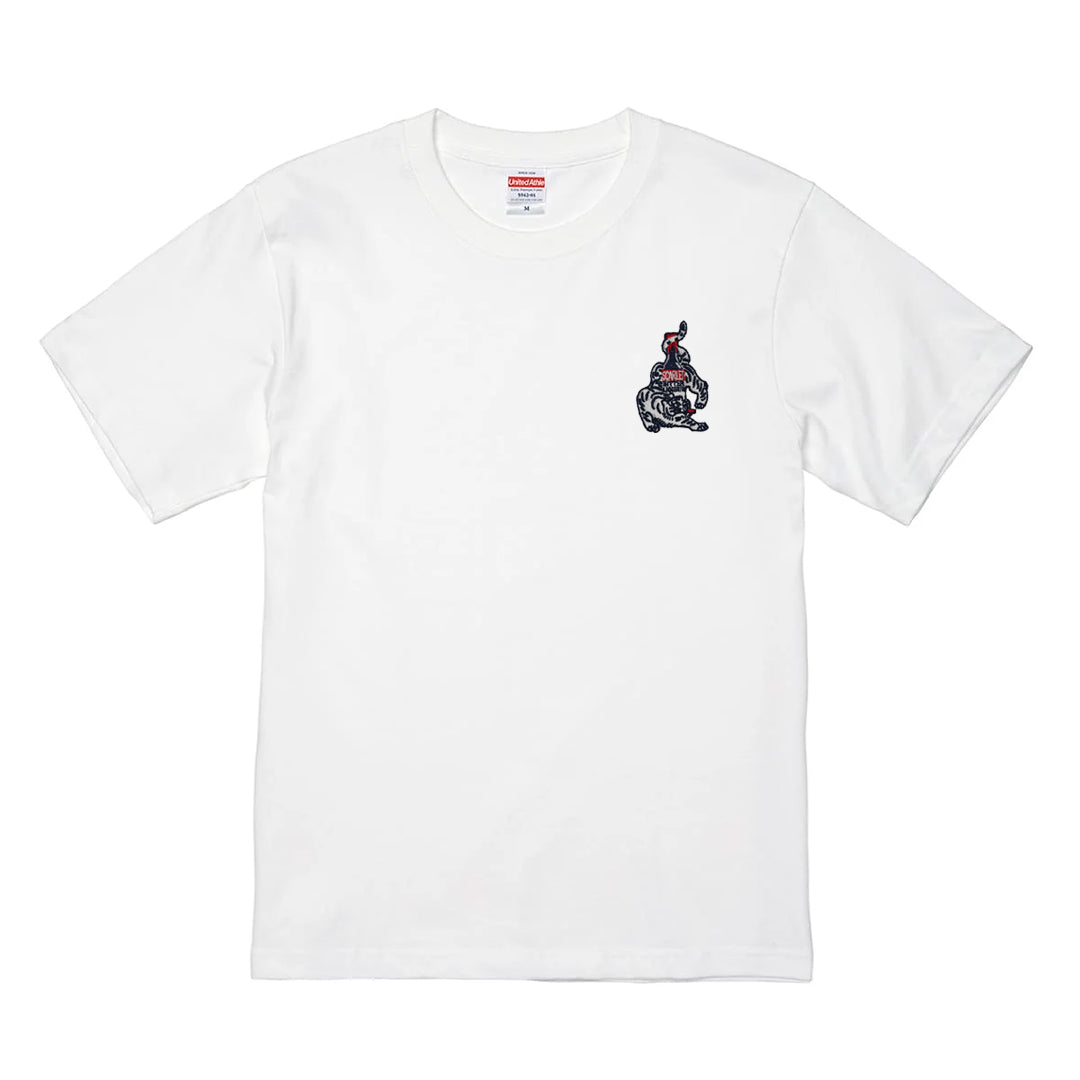 SCARLET®刺繍ロゴTシャツ(ホワイト)