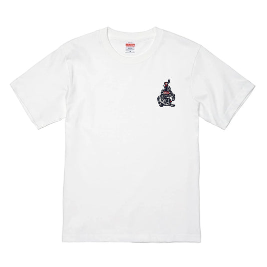 SCARLET®刺繍ロゴTシャツ（ホワイト）