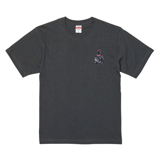 SCARLET®刺繍ロゴTシャツ（スミクロ）