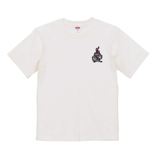 SCARLET®刺繍ロゴTシャツ（バニラ）